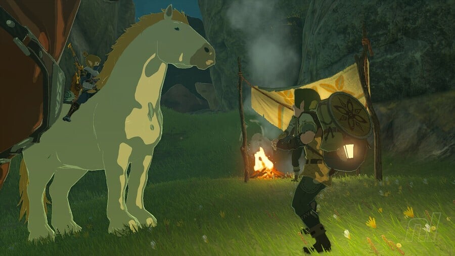 Zelda: Tears Of The Kingdom: Ride The Giant Horse Shrine Quest Solution - How To Get The White Stallion 1