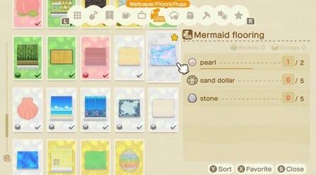 Mermaid flooring recipe