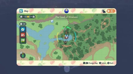 All Wild Tera Pokémon Locations > The Teal Mask DLC - Kitakami Region > Timeless Woods Wild Tera Pokémon > Wild Tera Quagsire - 2 of 2