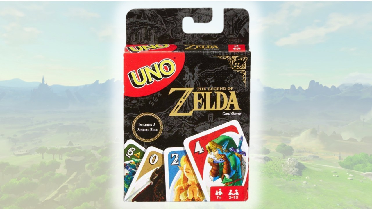 ゼルダの伝説 UNO の公式セットが今週北米に登場します