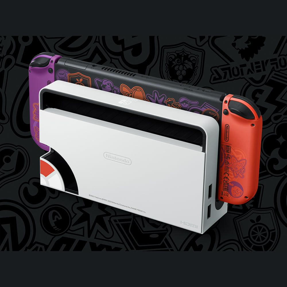 Nintendo Switch OLED Model: Pokémon Scarlet & Violet Edition, Bundle with  Cefesfy Screen Protector 