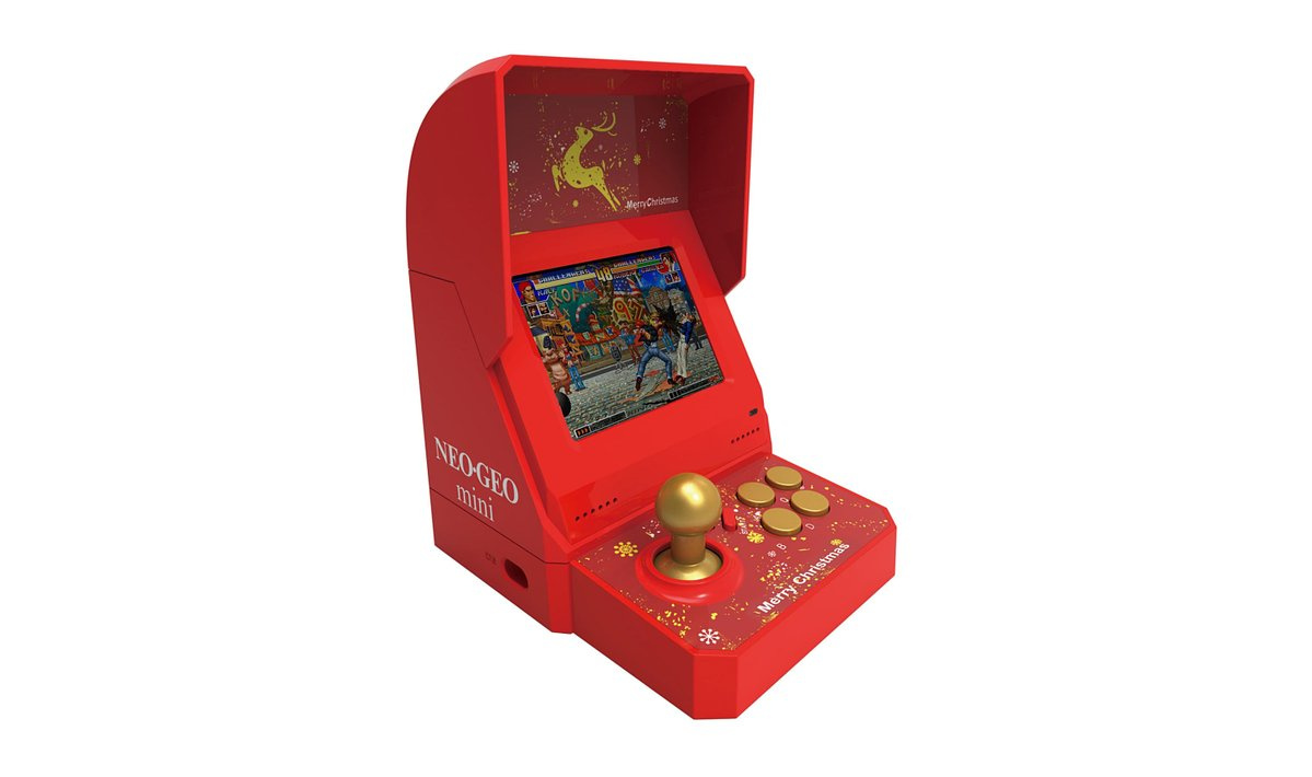 家庭用ゲーム機本体 NEOGEO - NEOGEO mini Christmas Limited Edition A Garish Neo Geo Mini Christmas Edition Is On The Way With