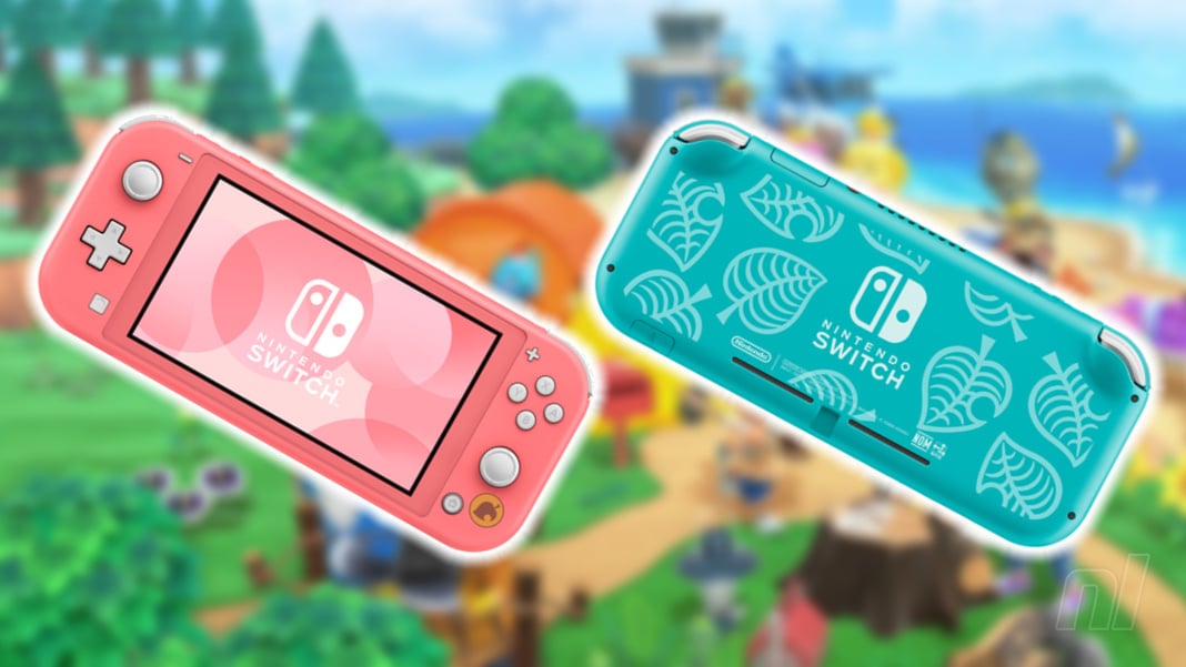 Nintendo's New Animal Crossing: New Horizons-Themed Switch Lites 