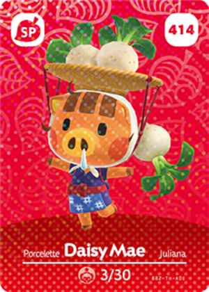 Daisy Mae amiibo card