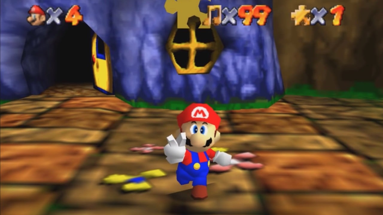 Banjo-Kazooie in Super Mario 64 (Real N64 Capture) 
