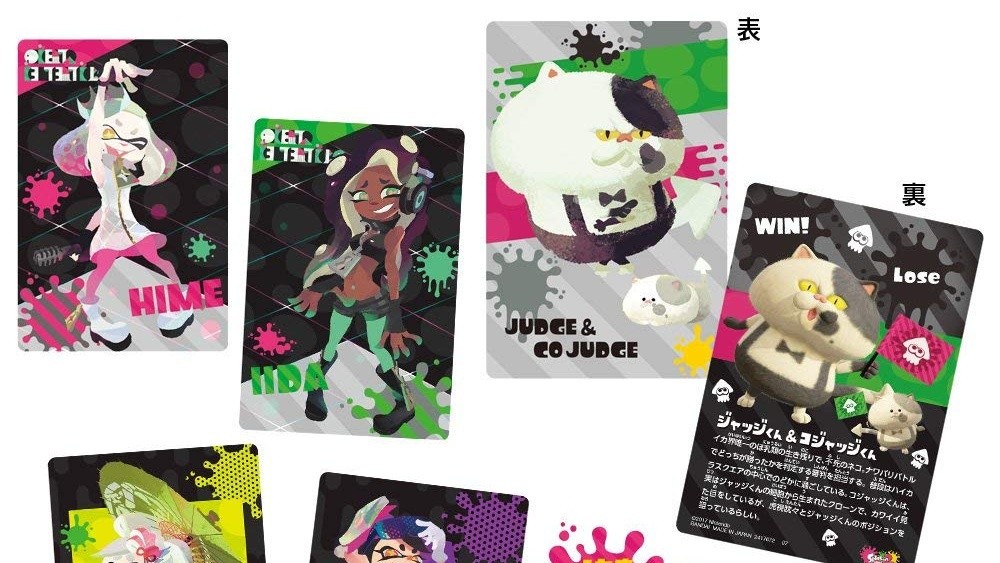 A Range Of Splatoon 2 Trading Cards Is Hitting Japan Next