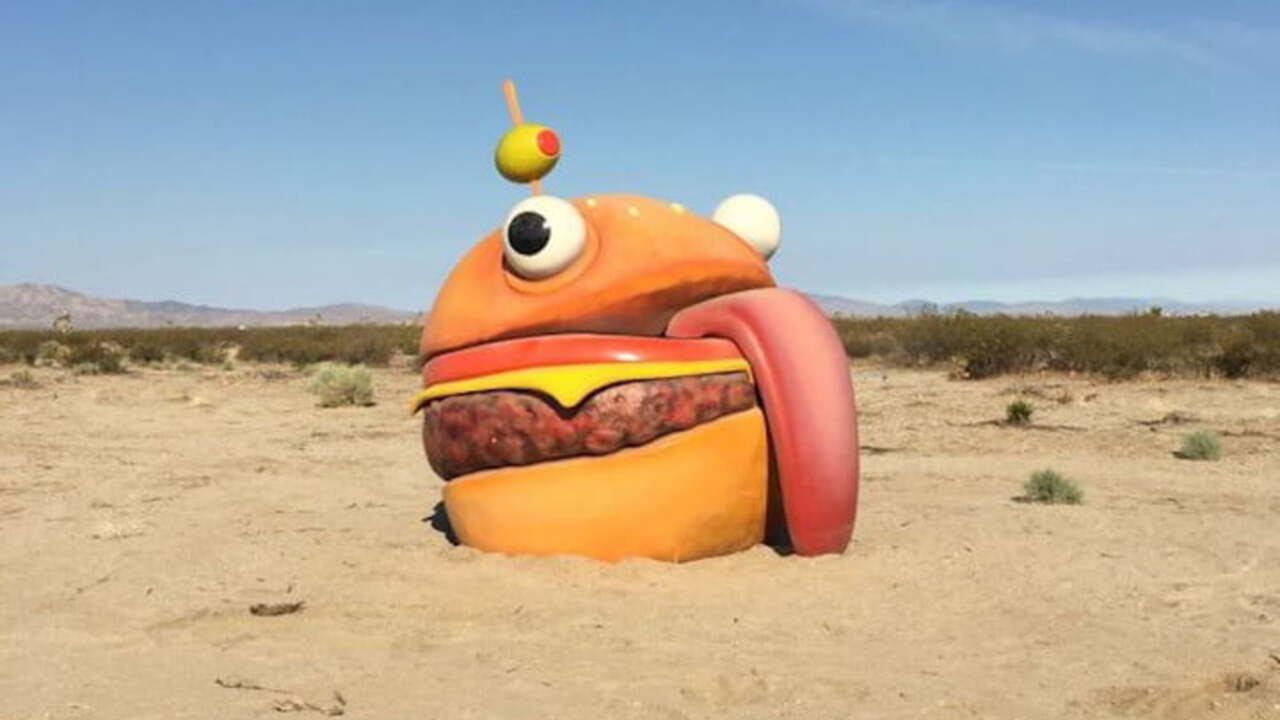 Random: Fortnite Burger Sign Disappears From Map, Winds Up In Real-Life  Desert | Nintendo Life