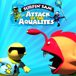 Surfin' Sam - Attack of the Aqualites Cover