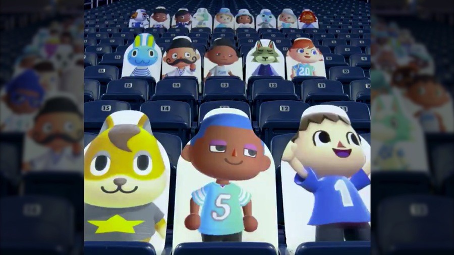 Animal Crossing at Ford Field
