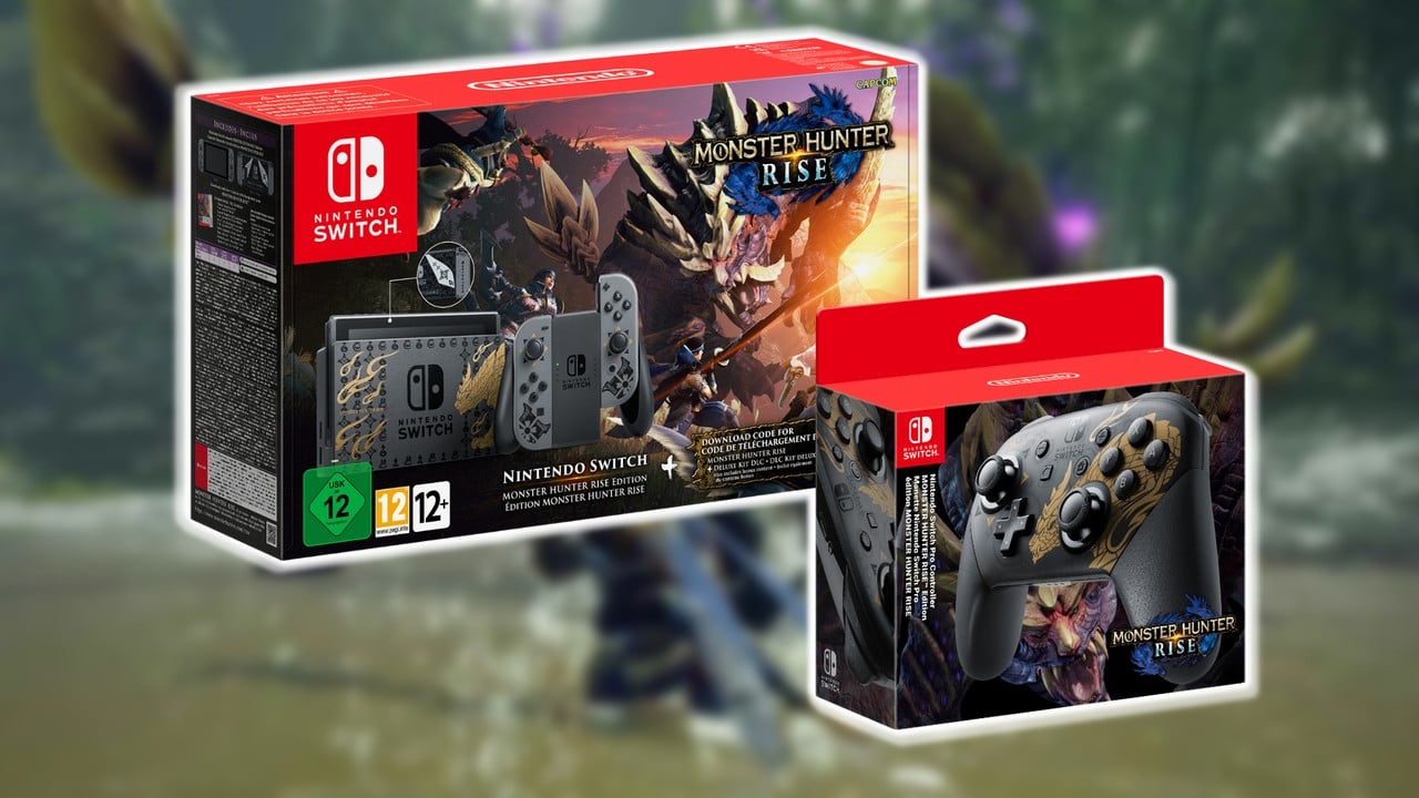 Where To Buy The Monster Hunter Rise Nintendo Switch Console And Pro  Controller | Nintendo Life