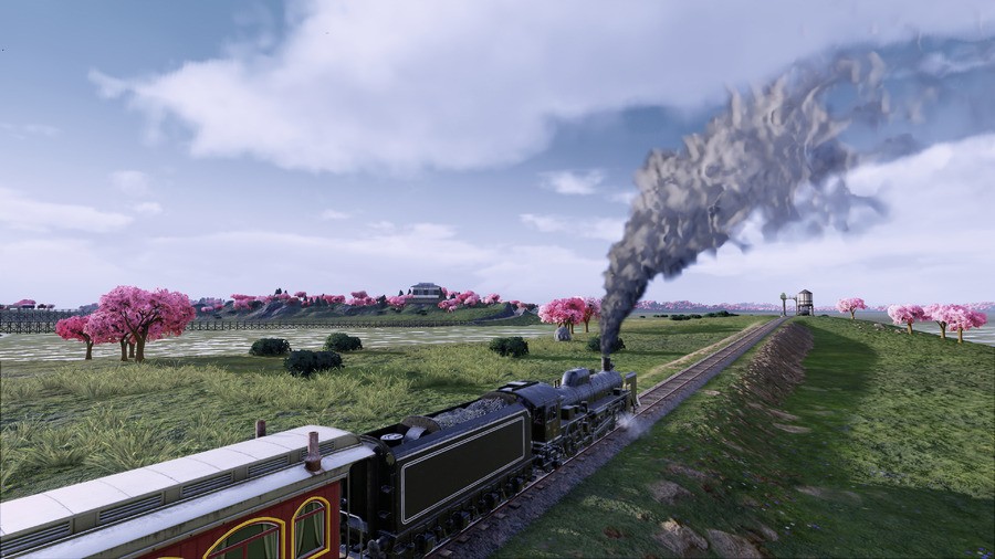 A screenshot from the Japan DLC on PS4