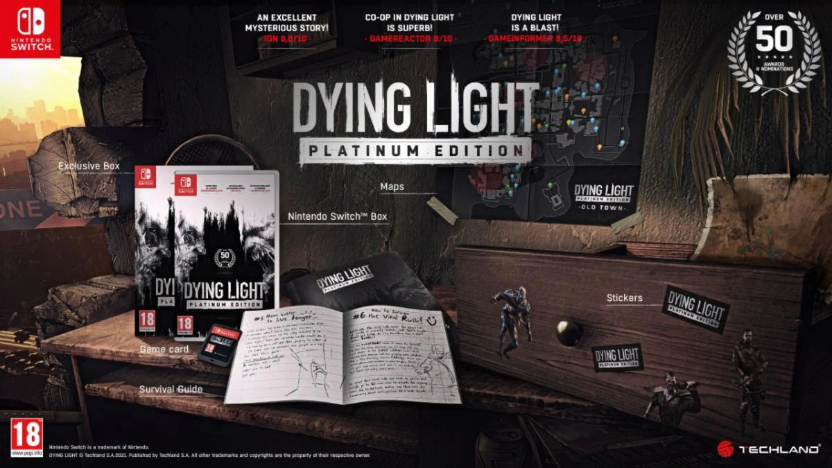  Dying Light Platinum Edition - Nintendo Switch : Square Enix  LLC: Everything Else