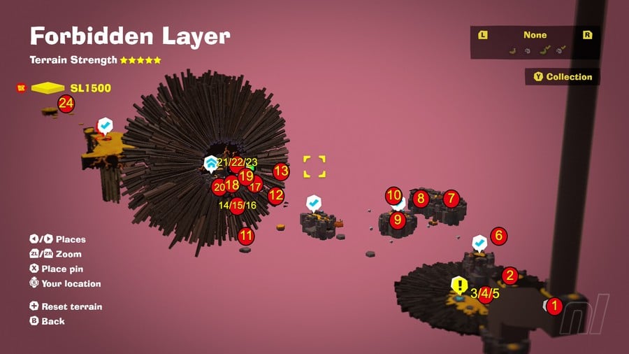 Forbidden Layer Banandium Gems SL1500 Map