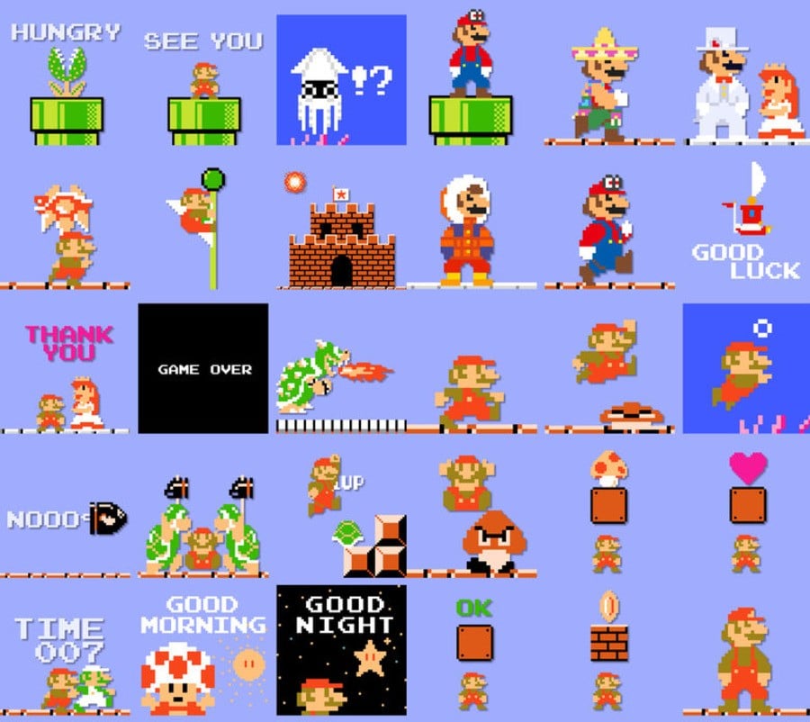 Delight Your Friends By Sending Them 8 Bit Super Mario Imessages Nintendo Life