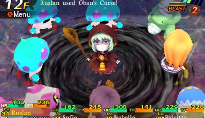 The Hexer Plagues Enemies in Etrian Mystery Dungeon