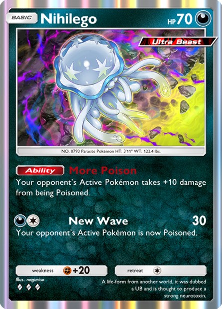 Nihilego TCG Pocket Card