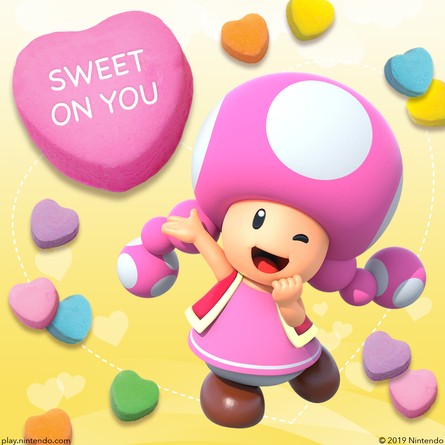 Valentines ECard Toadette