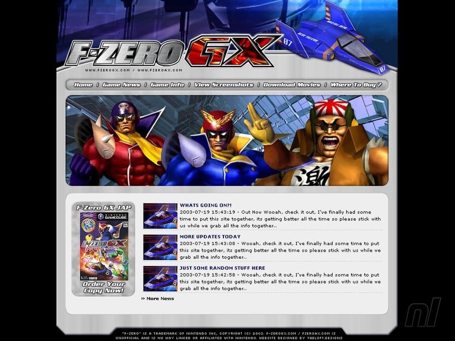 My fzerogx.com fan site