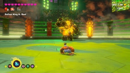 Donkey Kong Bananza King K. Rool Planet Core Boss