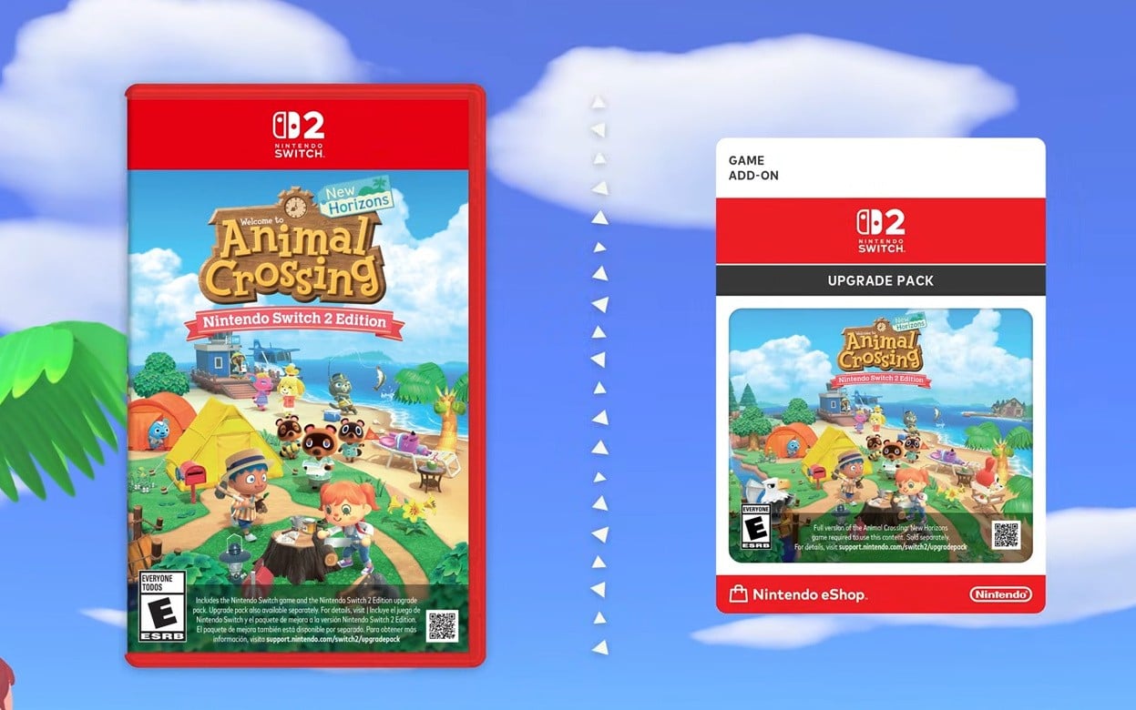 Animal Crossing: New Horizons Announces Paid Upgrade Pack for Nintendo Switch 2 Edition