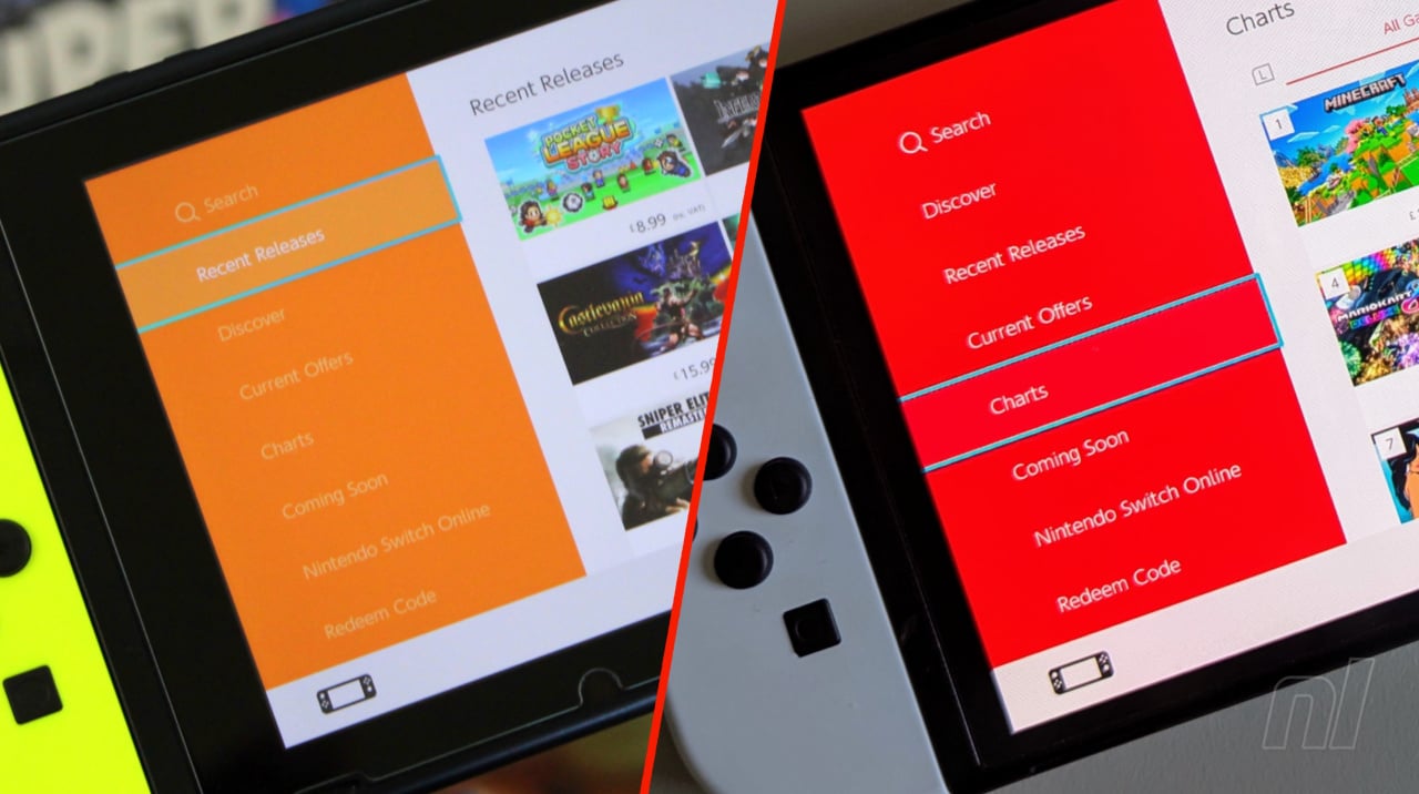 Nintendo Switch eShop Update: Iconic Orange Look Replaced with Bold Red Interface