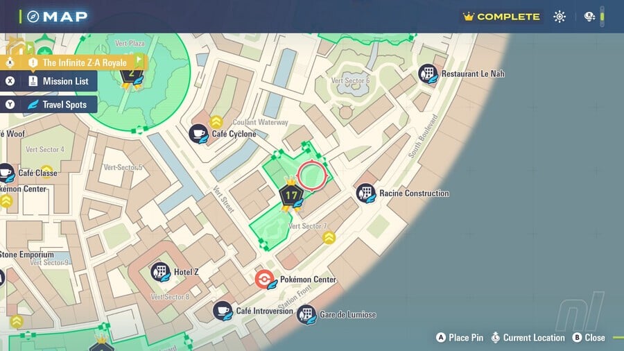 Wild Zone 17 Pokémon Legends: Z-A