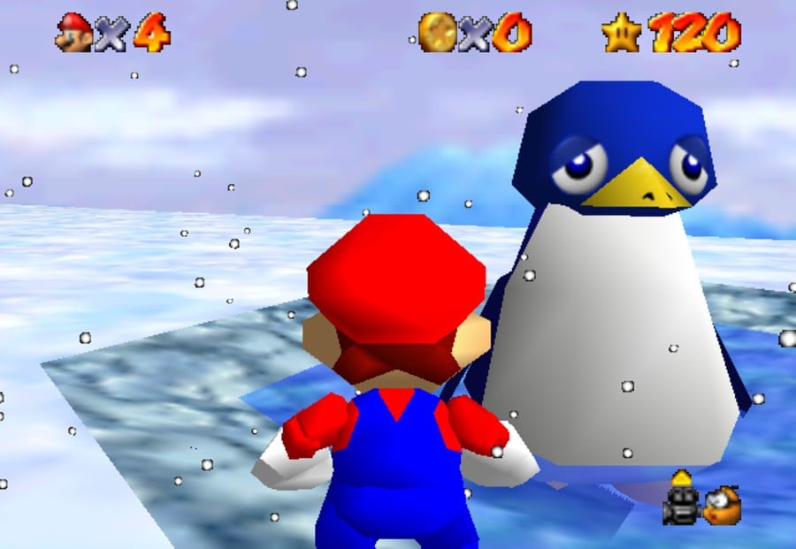 Sad Penguin from Super Mario 64
