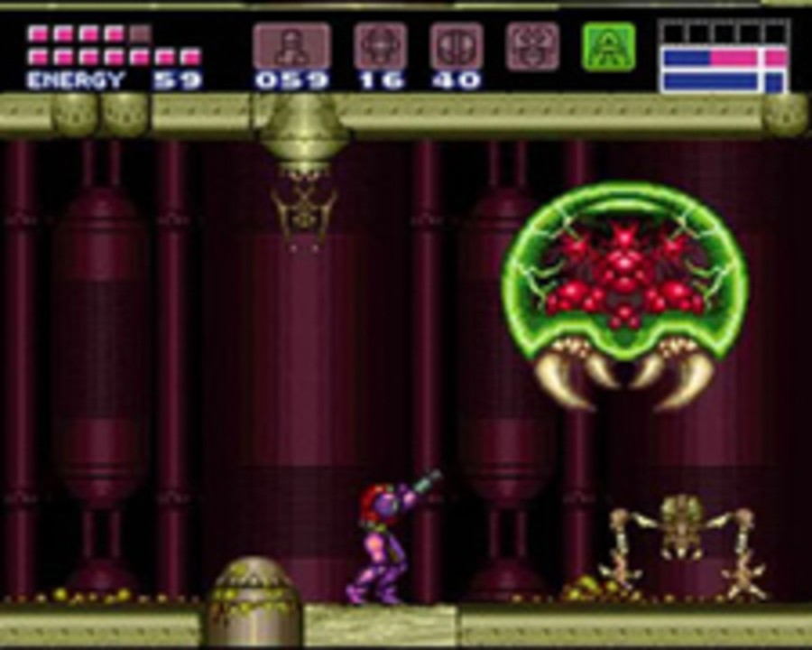 The titular Super Metroid!