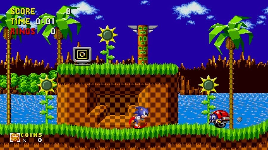 Sonic 1 in 4K - A TRUE 4:3 INTEGER SCALE and using the vertical