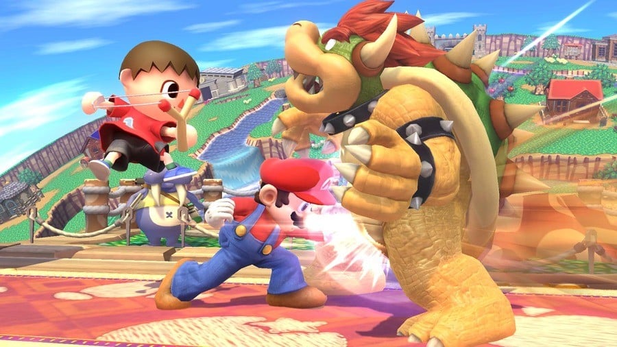 Bowser Crotch Shot