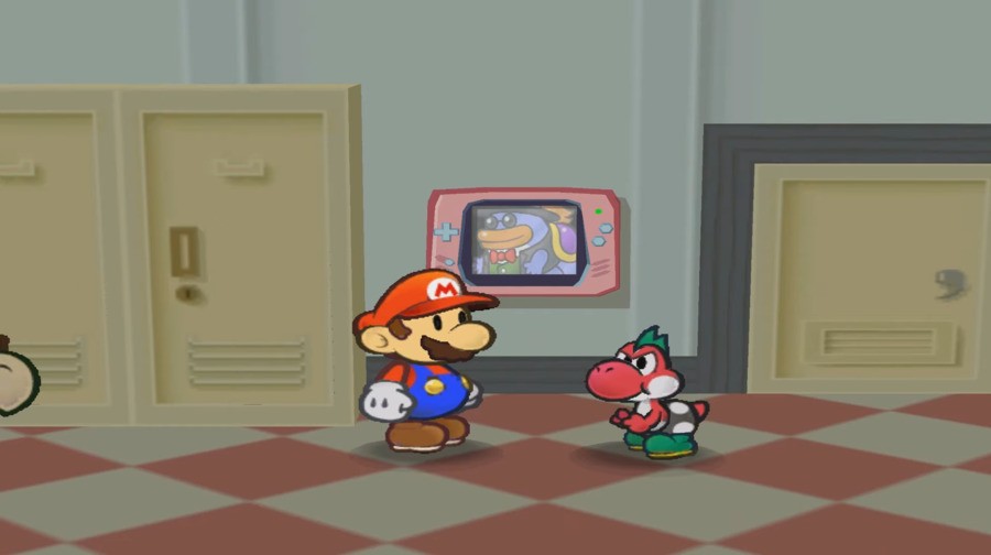Grubba, büyük bir Game Boy Advance aracılığıyla Paper Mario The Great Gonzales talimatlarını veriyor