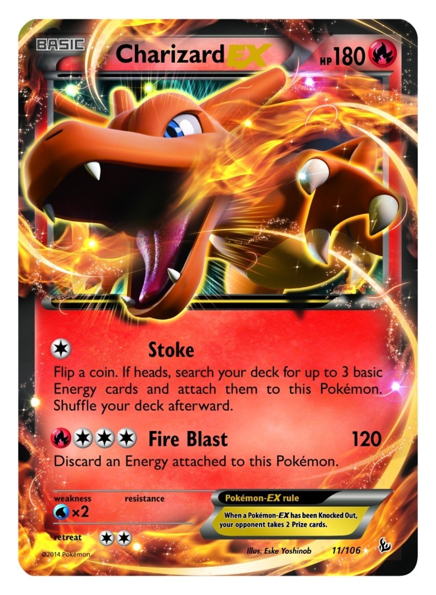 Mega Charizard Joins Pokemon TCG XY-Flashfire, Expansion Launching