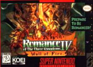 Romance of the Three Kingdoms IV: Wall of Fire (1995) | SNES Game