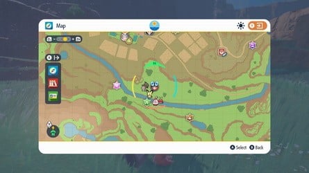 All Wild Tera Pokémon Locations > South Province > South Province Area Two Wild Tera Pokémon > Tera Meowth - 2 of 2