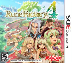 Rune Factory 4 Cover