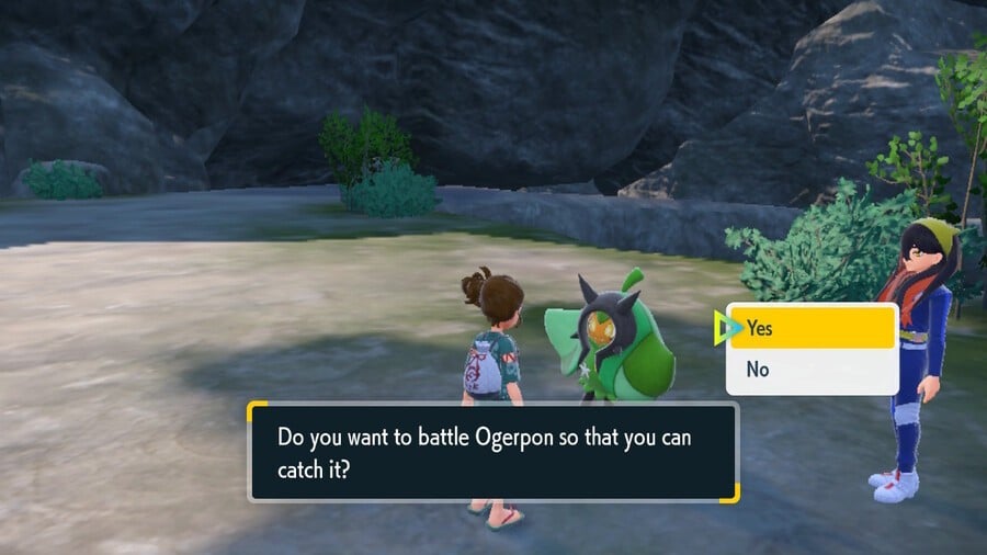 Before battling Ogerpon