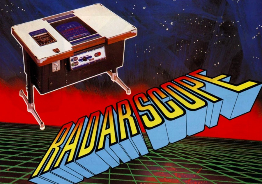 Radar Scope was a success in Japan, but met with a muted reception in North America - the stand-up cabinet model was re-used for Donkey Kong