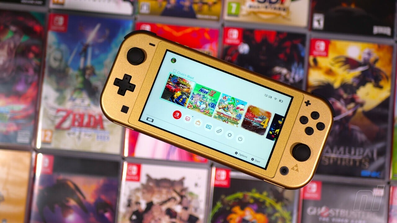 Gallery: Here's The Switch Lite Hyrule Edition In All Its Zelda-Themed Beauty