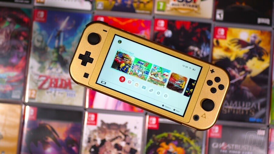 Gallery: Here's The Switch Lite Hyrule Edition In All Its Zelda-Themed Beauty 1