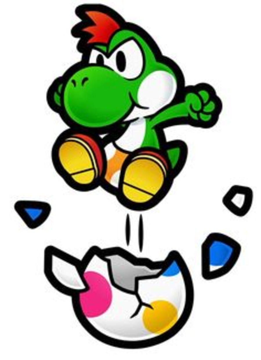 Paper Baby Yoshi (or whatever you called him)