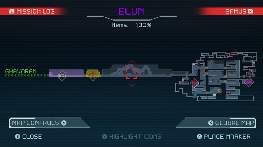 Elum Area Map Metroid Dread