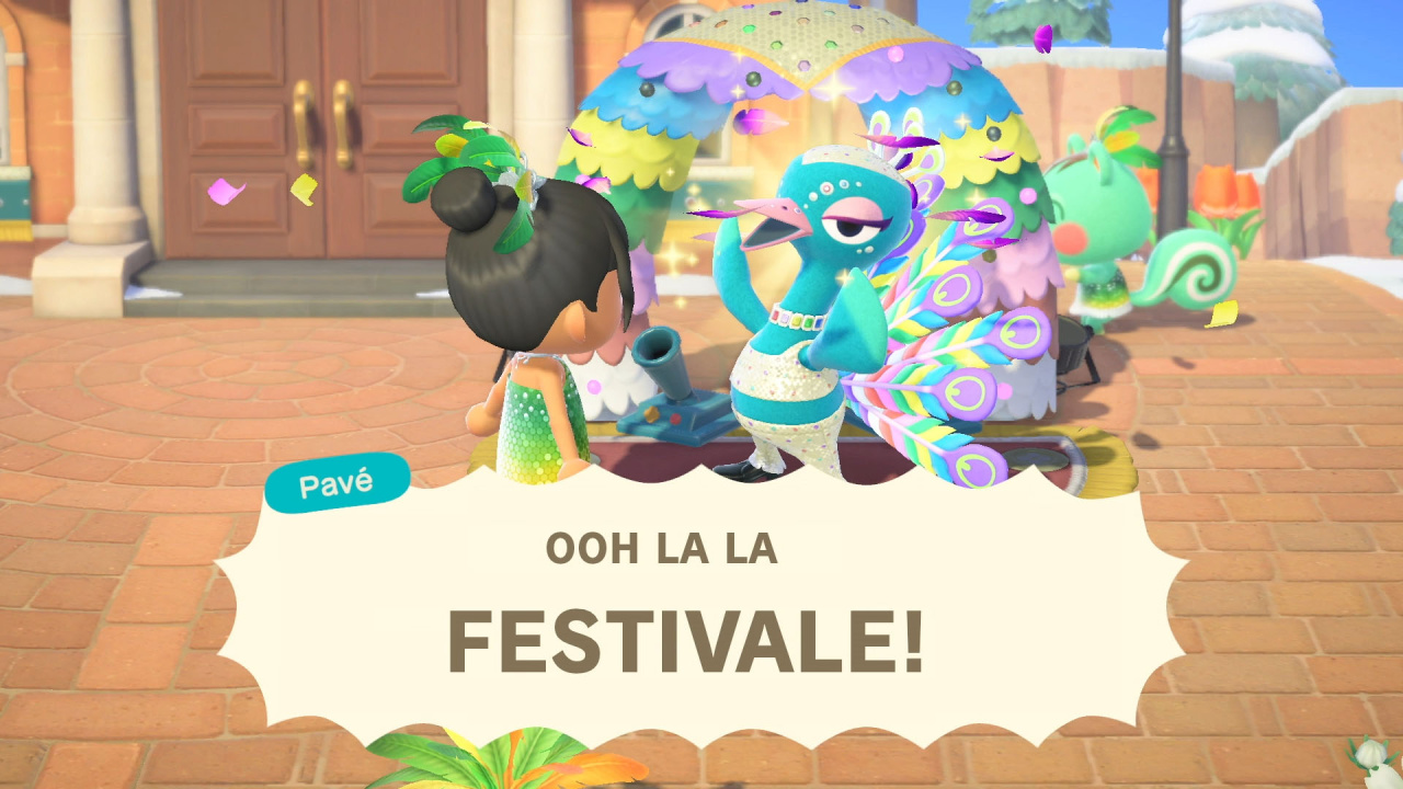 Animal Crossing New Horizons Festivale Pavé, Rainbow Feathers