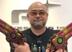Hideki Kamiya Shows Off Replicas Of Bayonetta's Signature Pistols