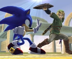 Sonic and Link in action!