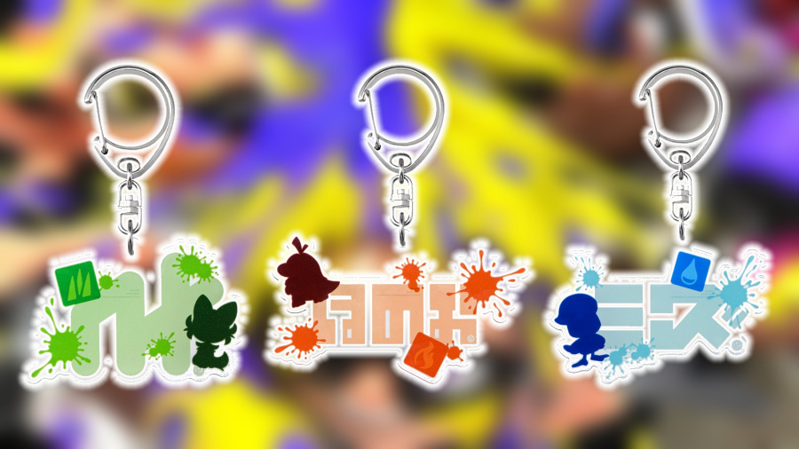 Splatoon 3 X Pokémon Keychain