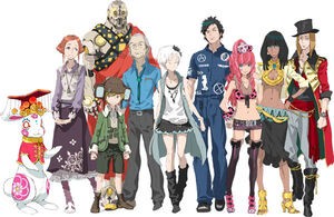 The cast of Zero Escape