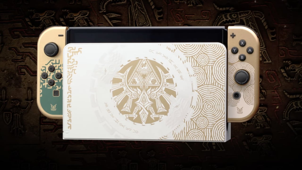 Zelda TOTK Special Edition Nintendo Switch OLED Console