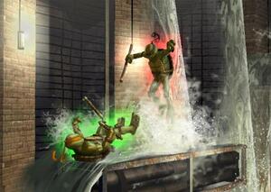 Gettin' down and dirty with the Ninja Turtles