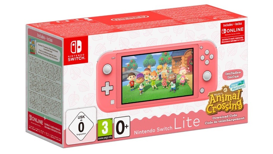 nintendo switch animal crossing edition game included