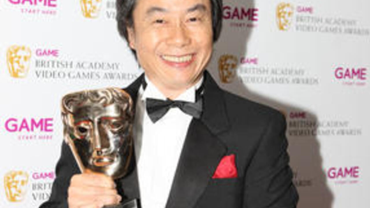 Miyamoto Humbly Accepts BAFTA Fellowship Award